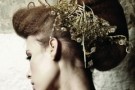 Capelli raccolti per una sposa romantica