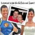 Cake toppers nuziali personalizzati
