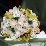 bouquet bianco giallo