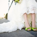 scarpe sposa verdi