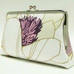 borsetta damigella bianca viola