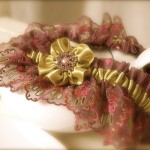 giarrettiera nastro dorato