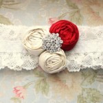 giarrettiera rosa rossa