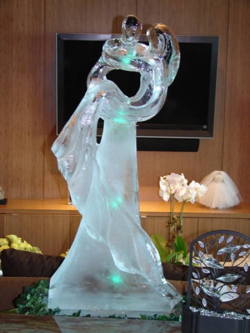 centrotavola ghiaccio