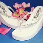 infradito sposa cristalli