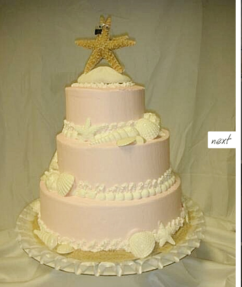 Cake Topper Matrimonio Mare stelle marine decorazione torta nuziale conchiglie