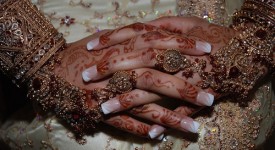 decorazione unghie sposa