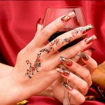 decorazione unghie sposa