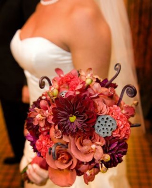 bouquet autunnale sposa