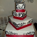 torte nuziali bianche e nere