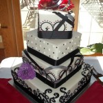 torte nuziali bianche e nere