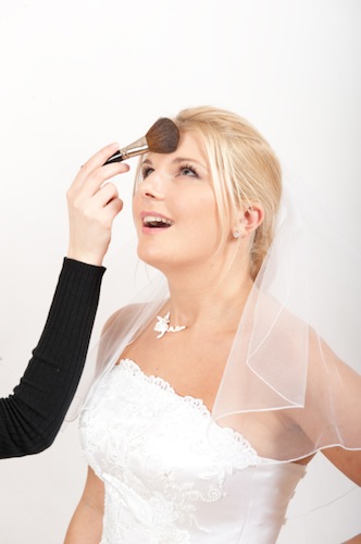 applicazione bronzer matrimonio