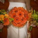 bouquet sposa arancione