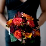bouquet sposa arancione