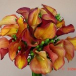 bouquet sposa arancione