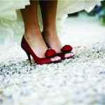 scarpe rosse sposa