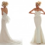 peplum wedding dress