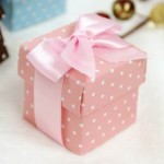 bomboniera scatoletta bianca e nera