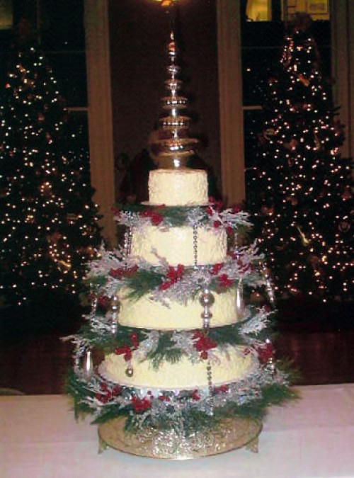 torta nozze natalizia