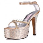 scarpe sposa dorate