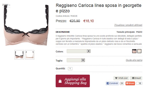 intimissimi saldi on line