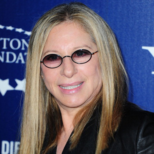 Singer Barbra Streisand arrives for the