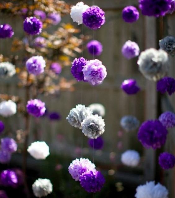 fiori di carta decorazioni matrimonio