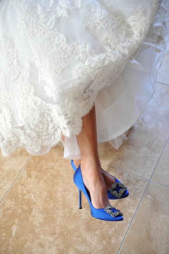 scarpe da sposa colorate
