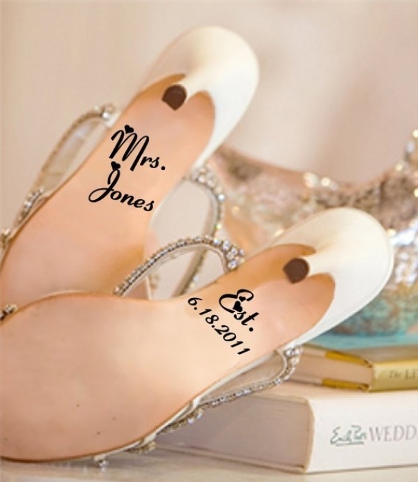scarpe da sposa suole decorate