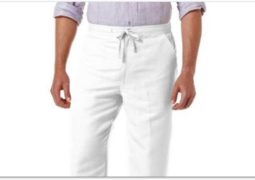 pantaloni di lino per uomo